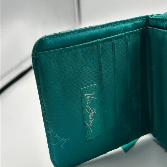 Vera Bradley Turquoise Floral Wallet - Picture 5 of 7